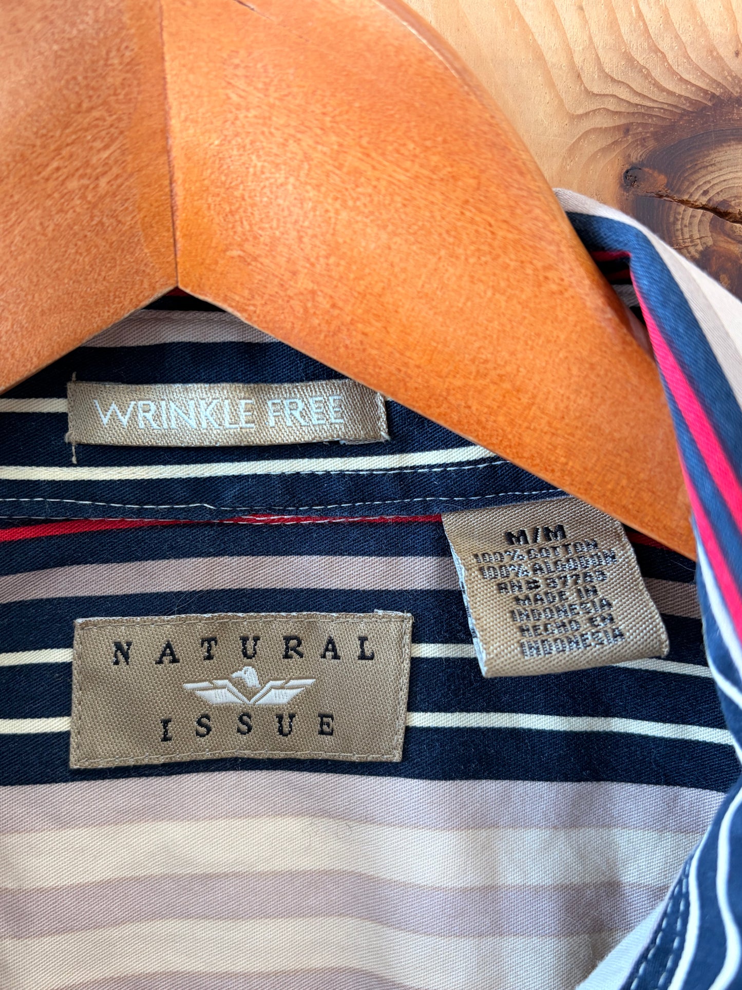 Cropped Striped Button Up : M