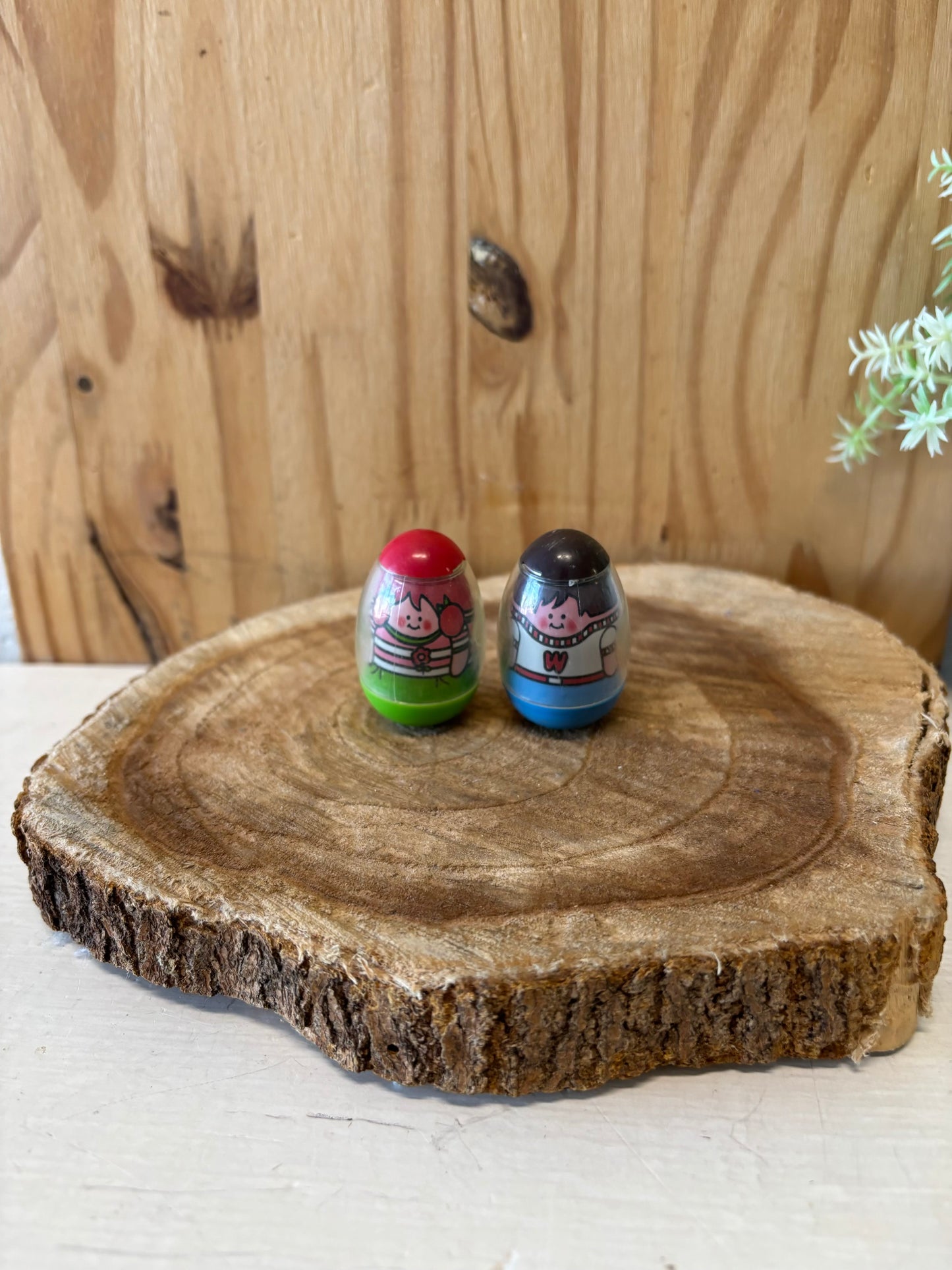 Vtg Pair of Weebles (Local Pickup Only)