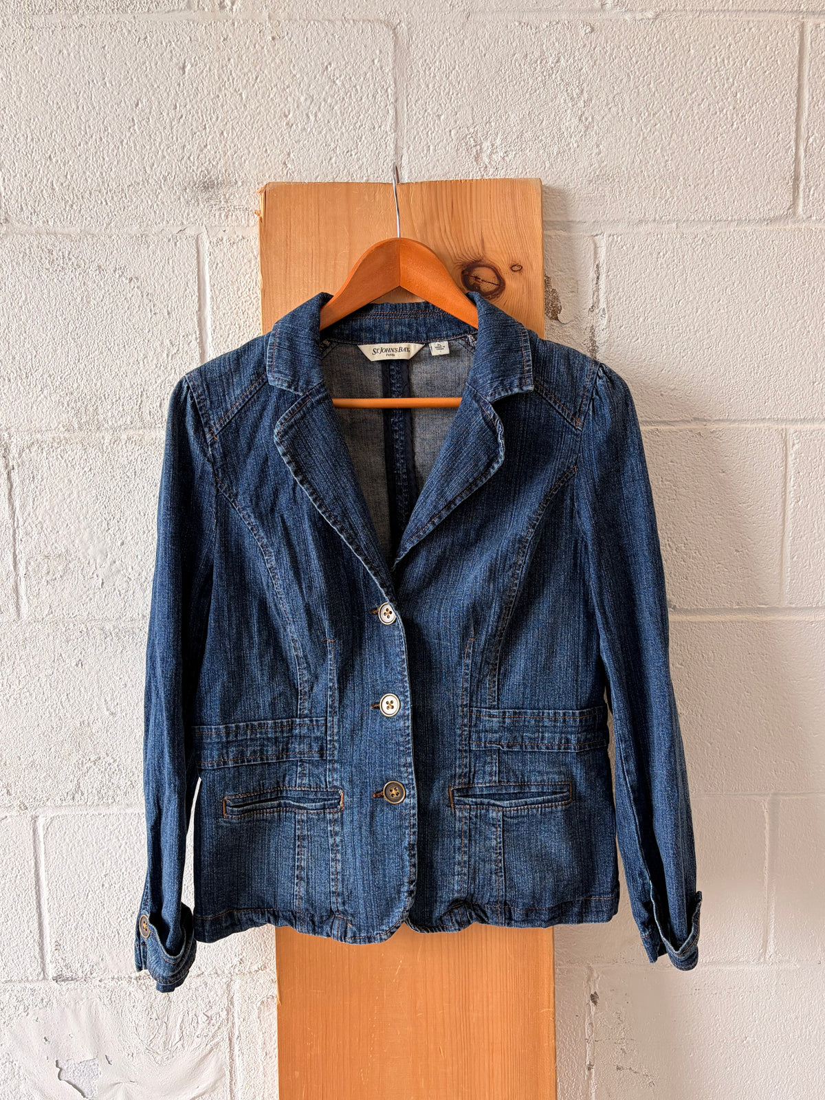 Denim Blazer : Petite L