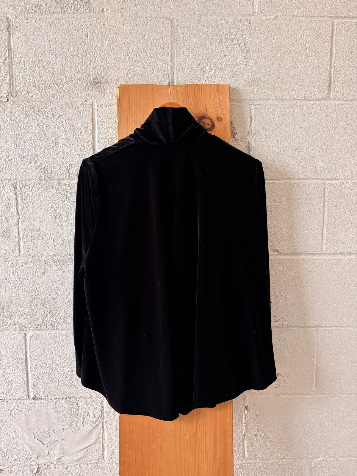 Black Velvet Cardigan : Petite L