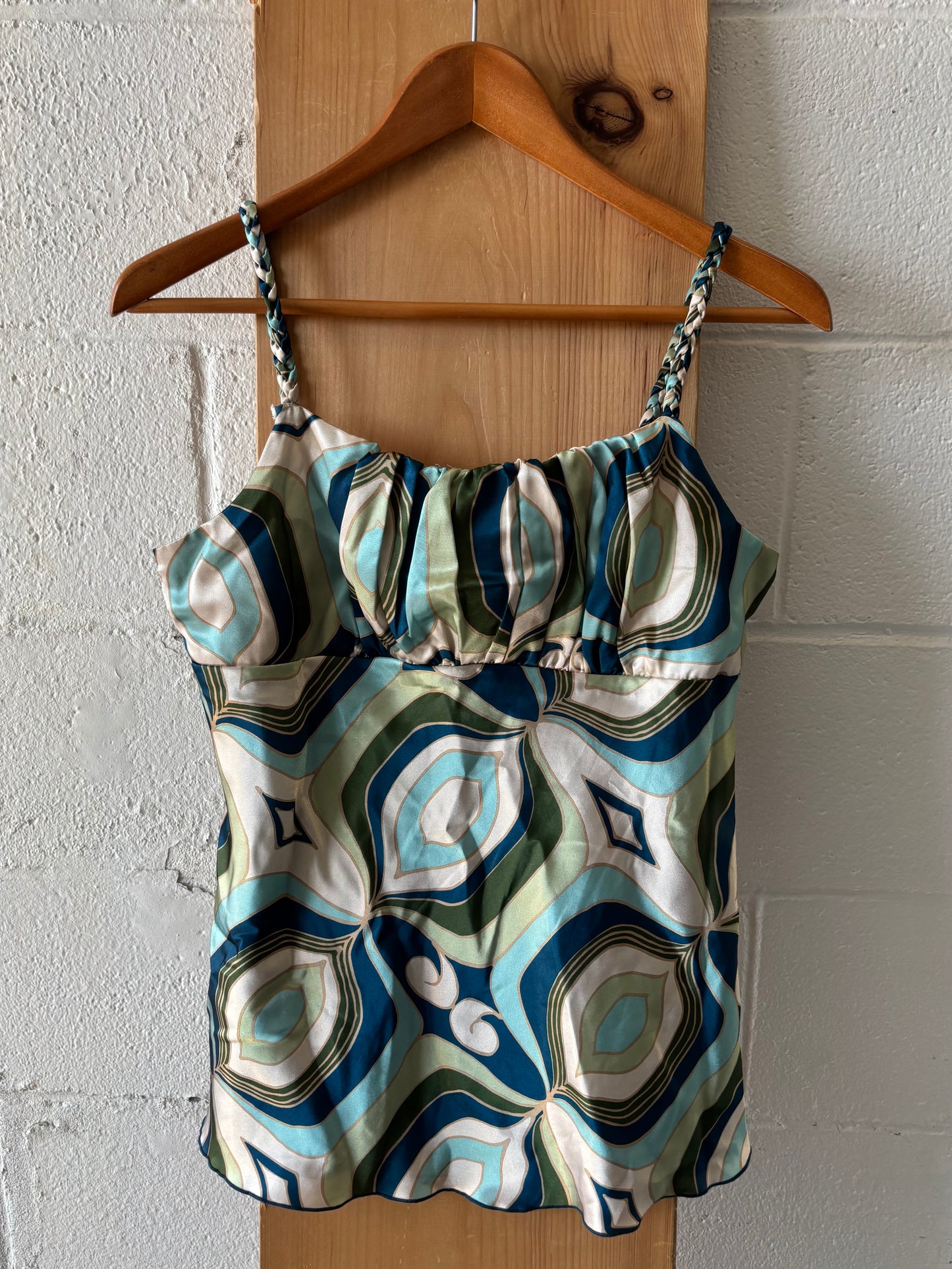 Y2K Abstract Patterned Cami : L