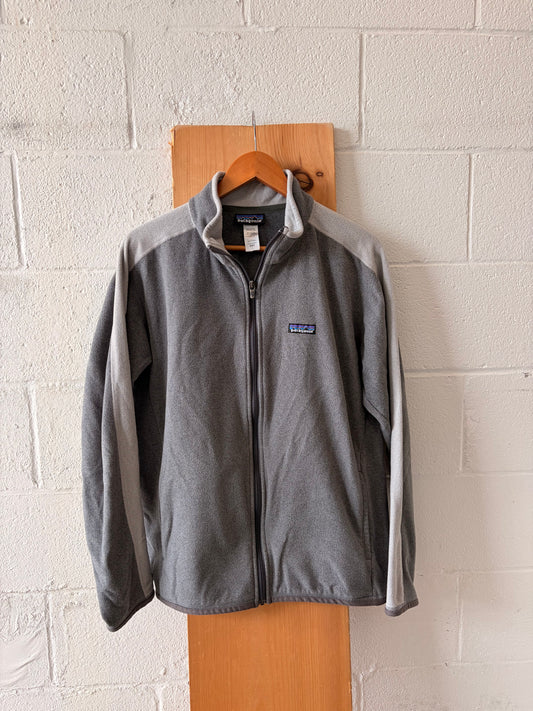 Gray Patagonia Fleece Zip Up : L