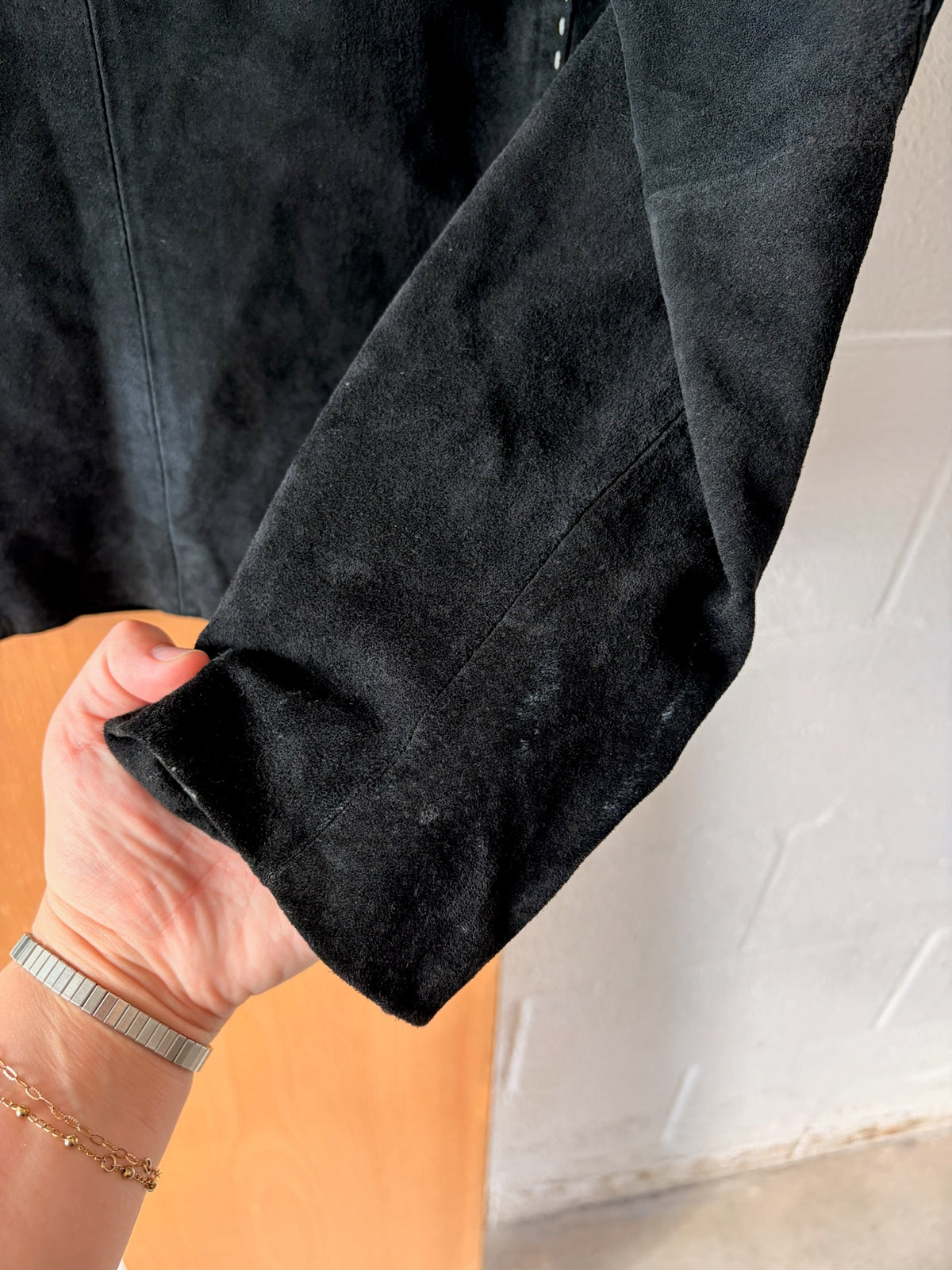Black Suede Jacket : 8