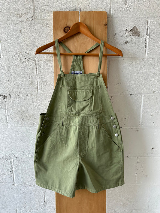 Green Shortalls : Girls 14/Wms S