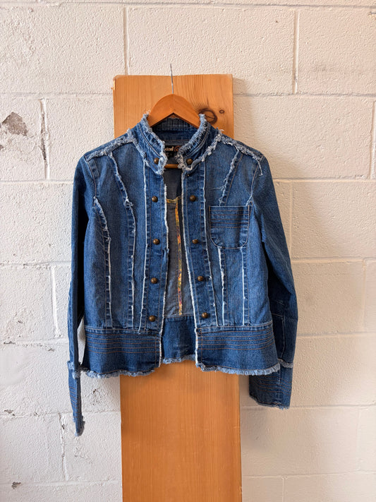 Y2K Rewind Denim Jacket : L