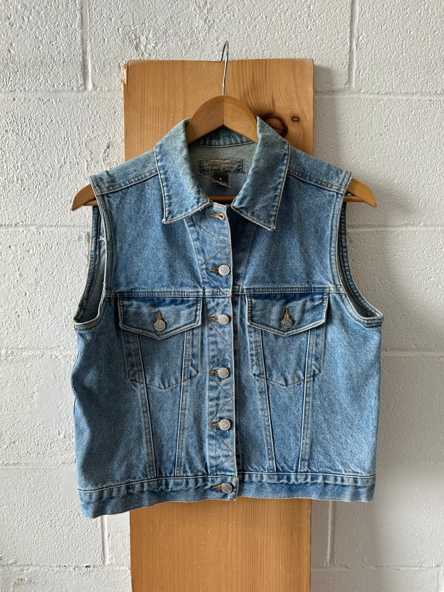 Classic Denim Vest : S