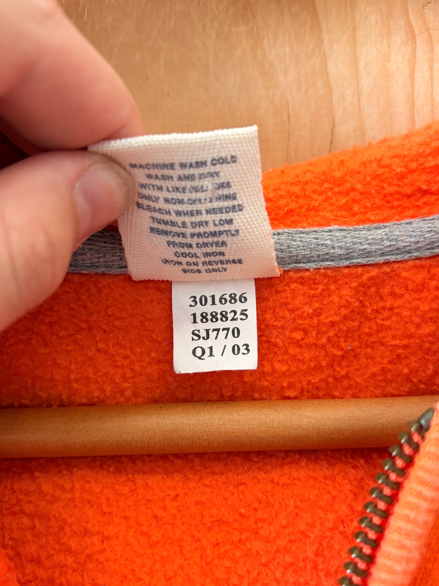 ‘03 Old Navy Hooded Quarter Zip : L
