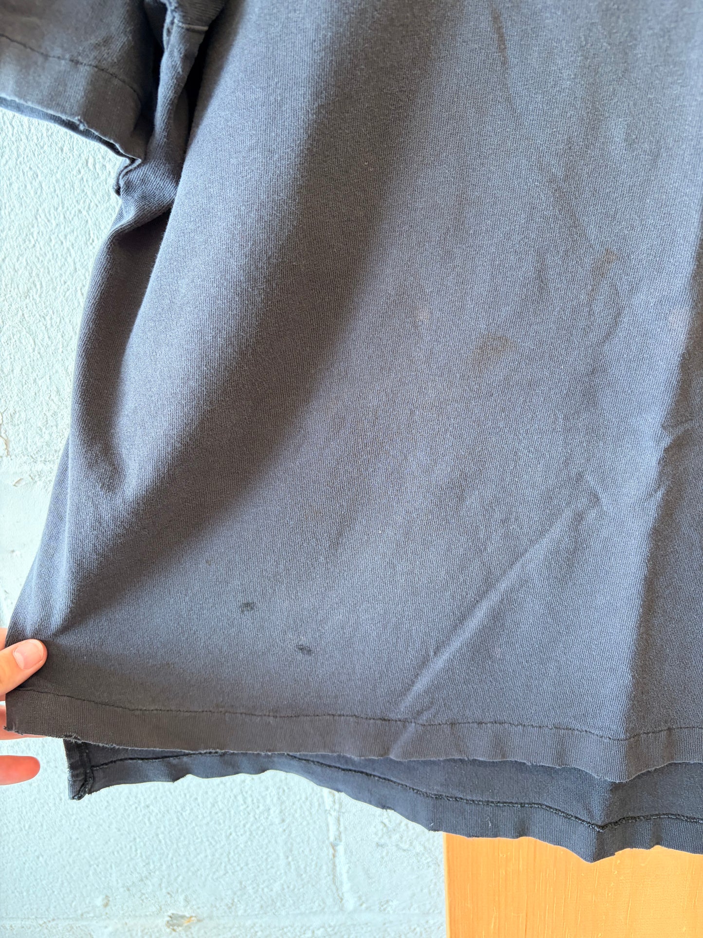 Distressed Single Stitch “Catch It” Tee : L/XL