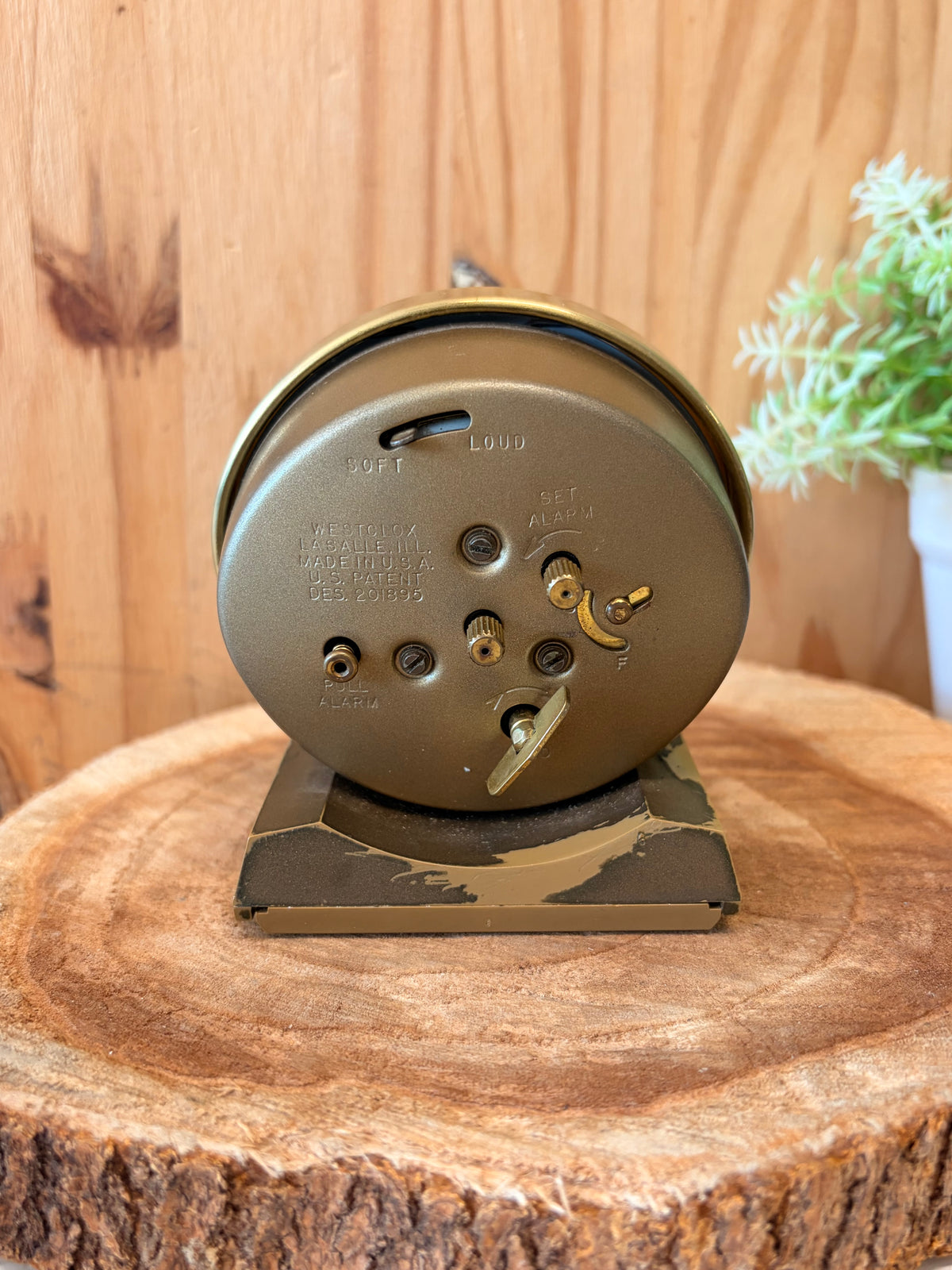 Vtg Baby Ben Gold Tone Clock (Local Pick Up Only - Untested)
