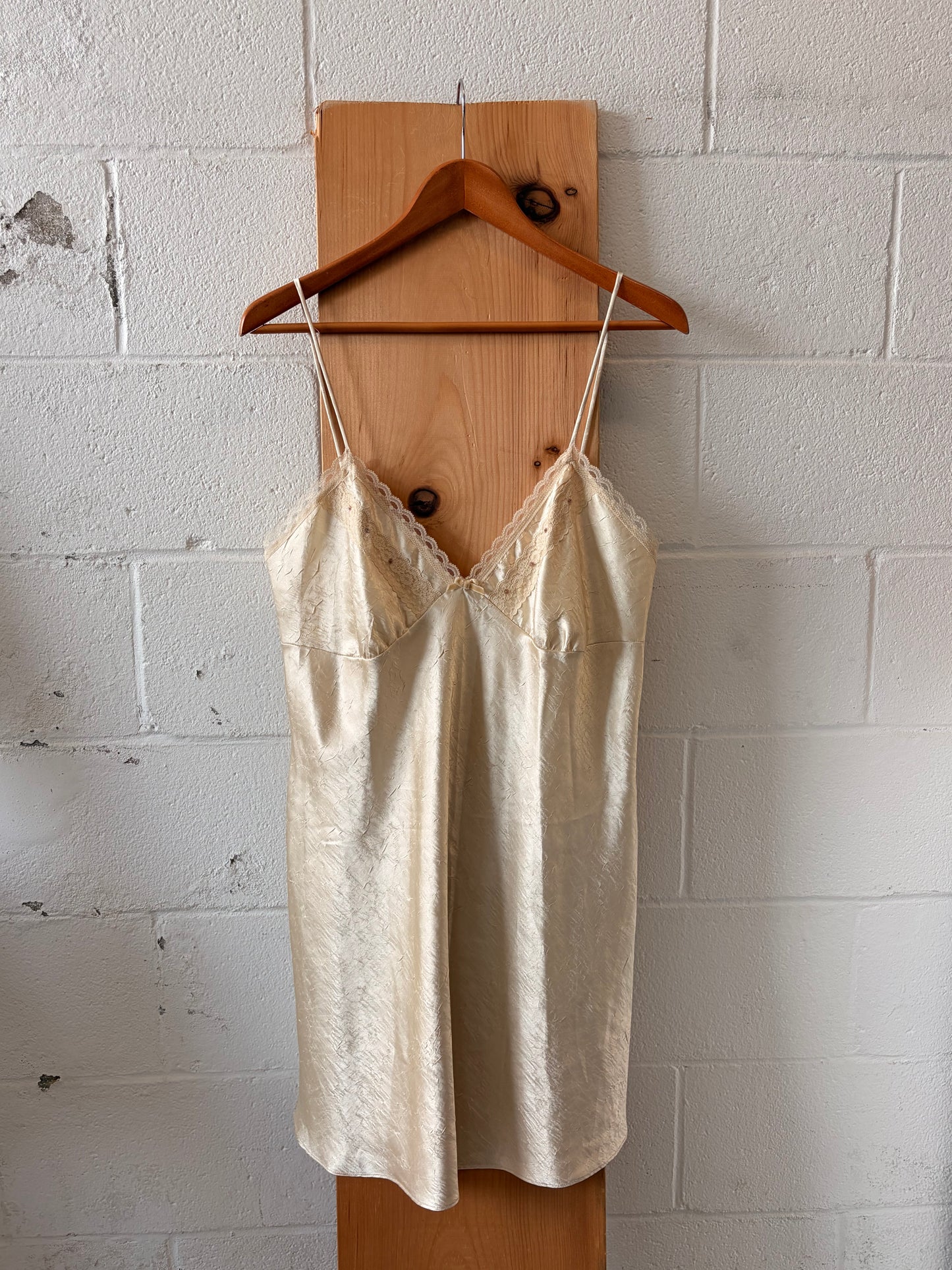 Vtg Champagne Slip : L