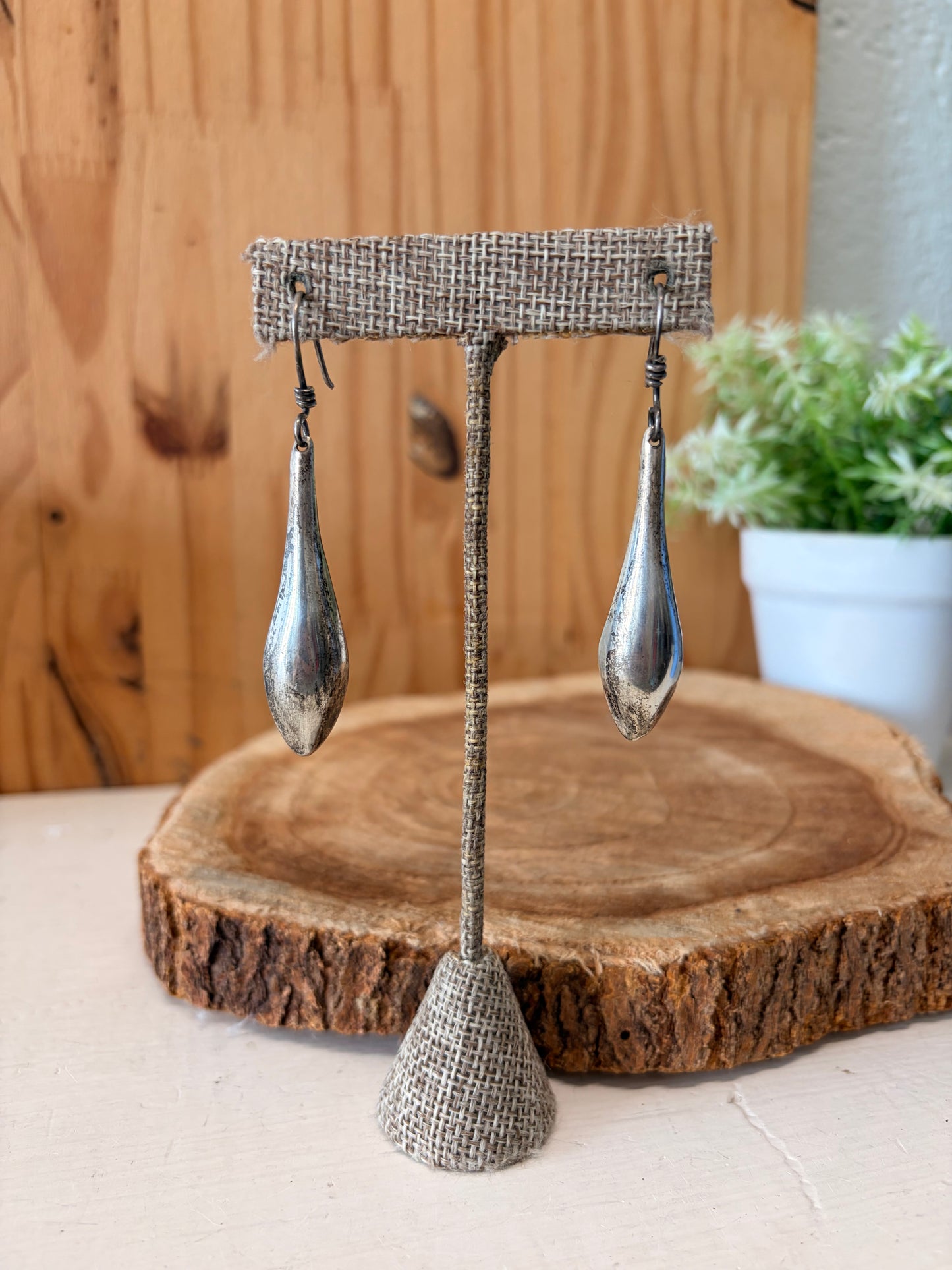 Mexico 925 Sterling Teardrop Earrings
