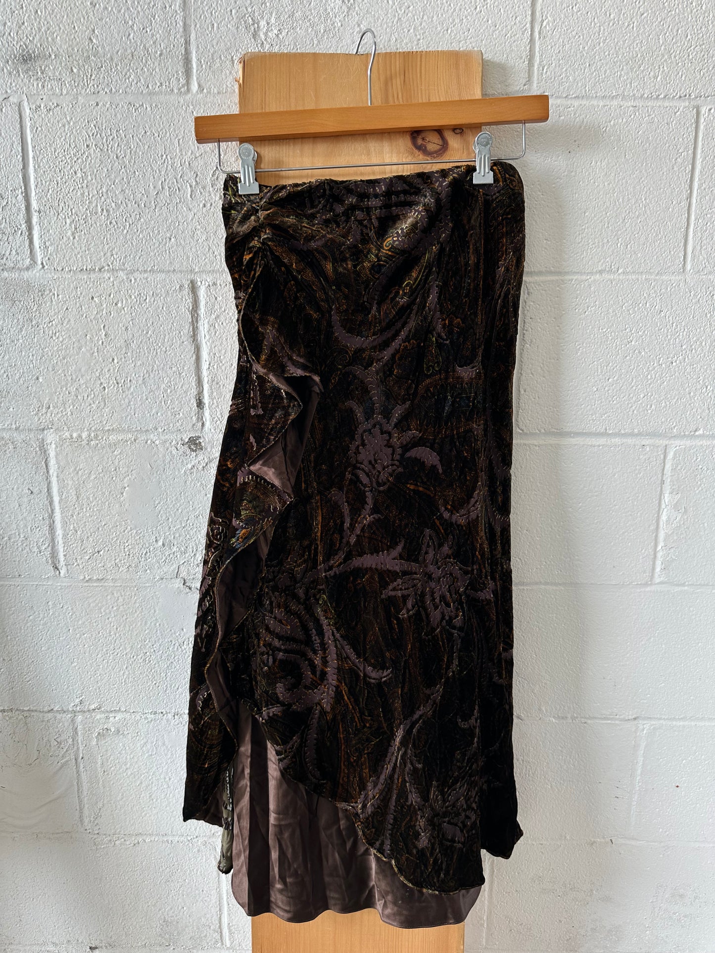 Velvet Paisley Skirt : PS