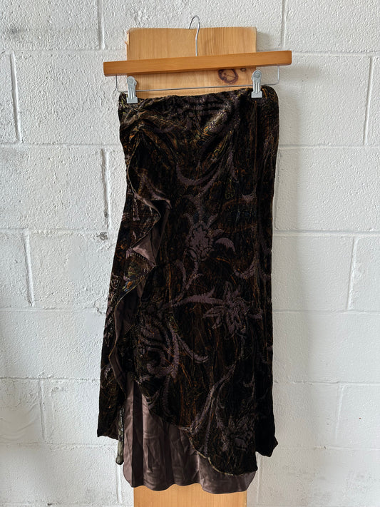 Velvet Paisley Skirt : PS