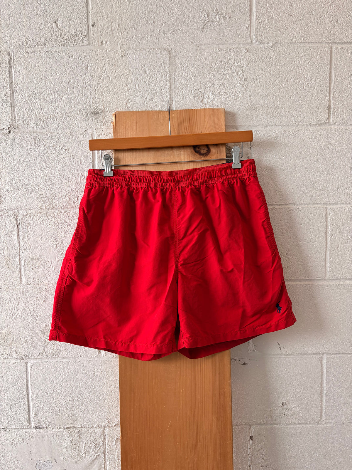 Red Ralph Lauren Polo Swim Shorts : XL