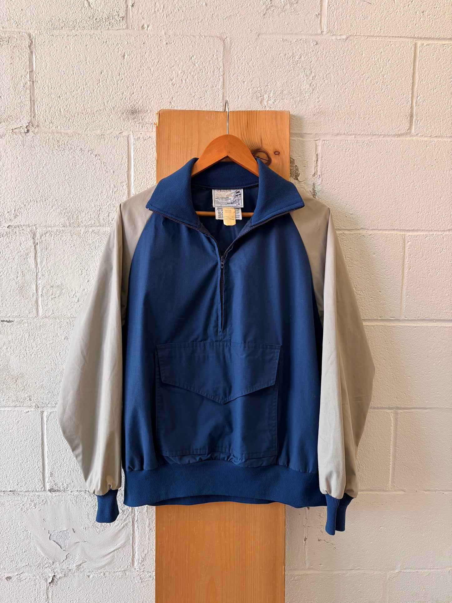 Vtg Chalet Quarter Zip Ski Jacket : XL