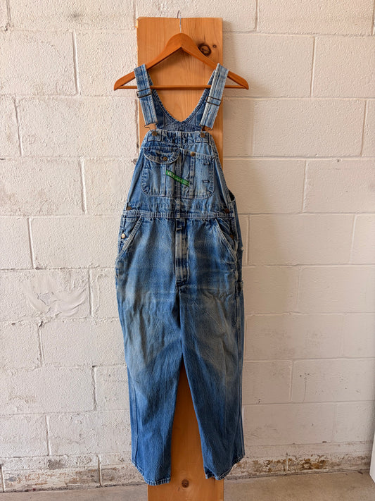 Vtg Key Imperial Denim Overalls : 34x29