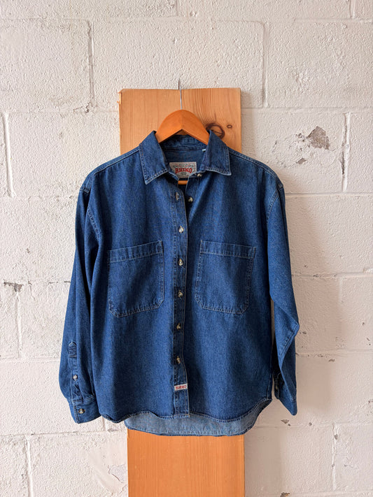 Classic Denim Button Down : S