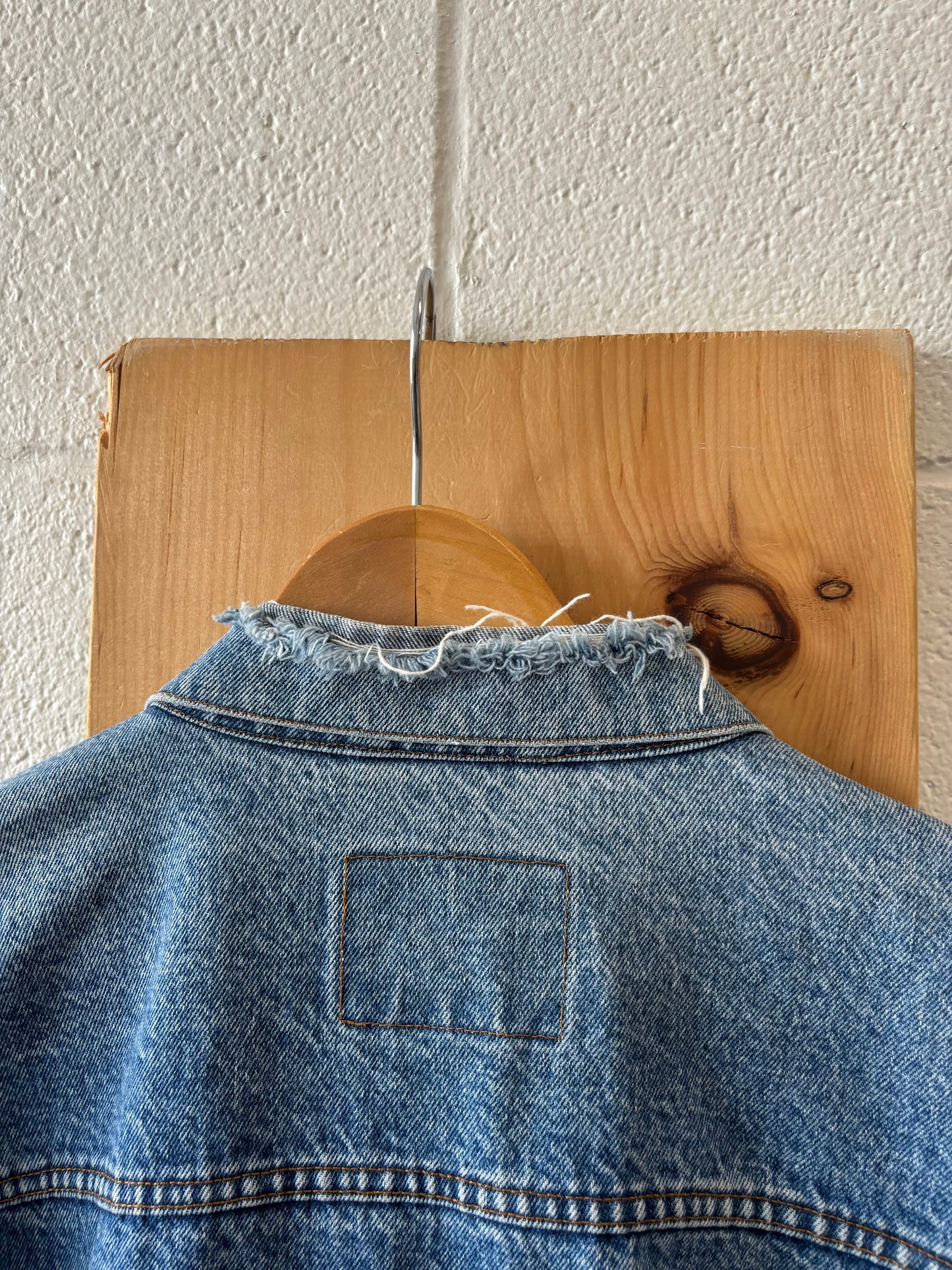 Vtg Trucker Denim Jacket : XL