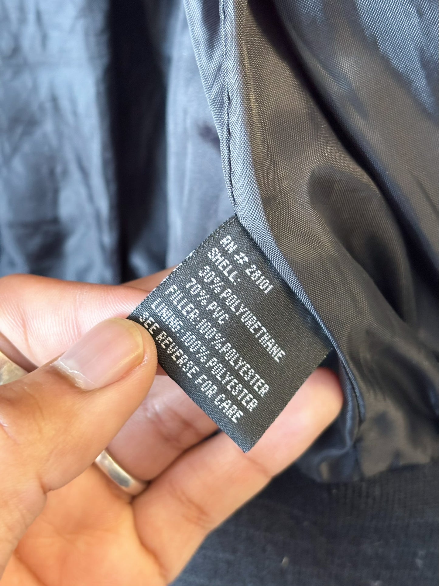 Ruched Faux Leather Jacket : L