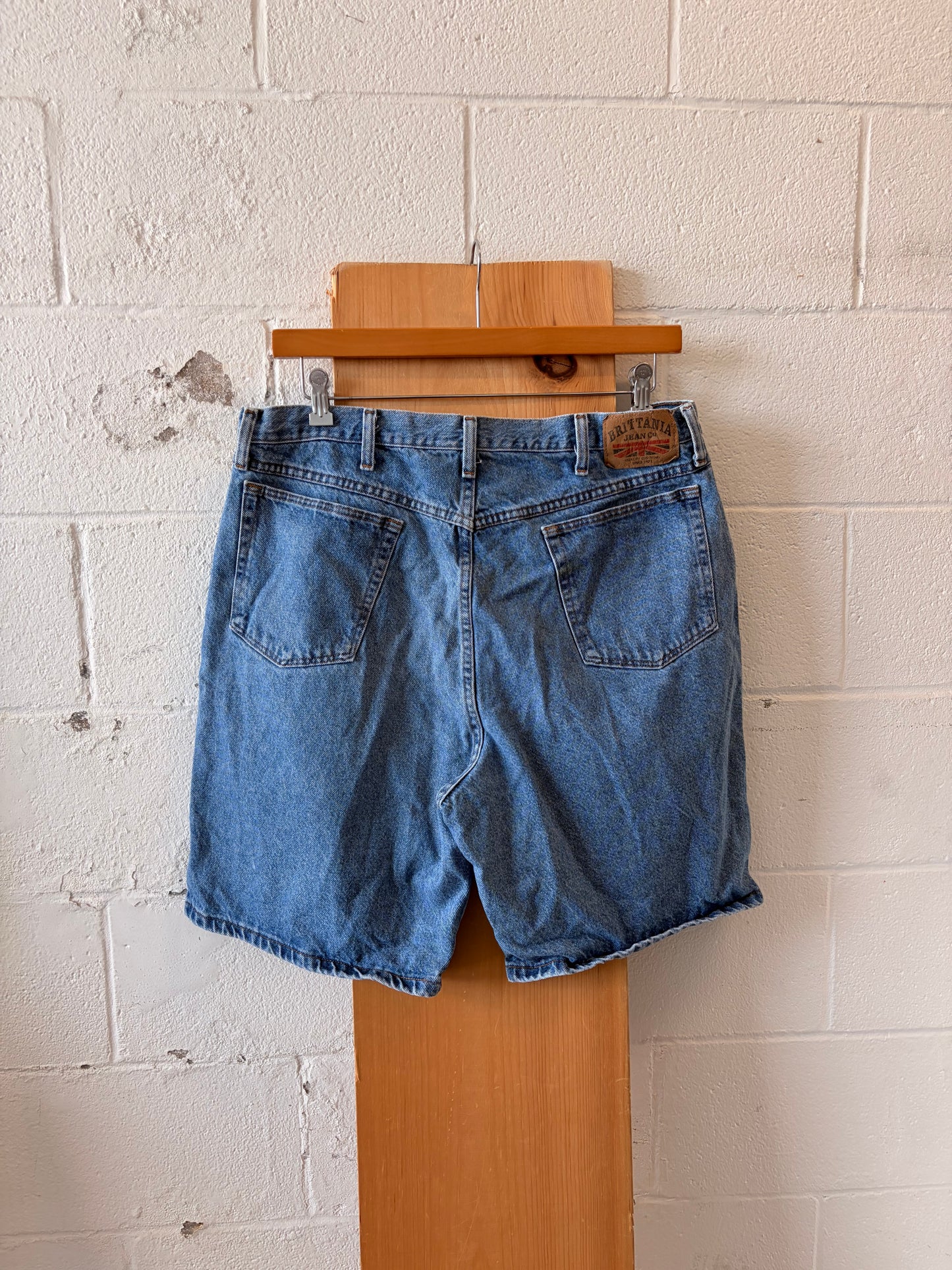 Vtg Britania Denim Shorts : 38
