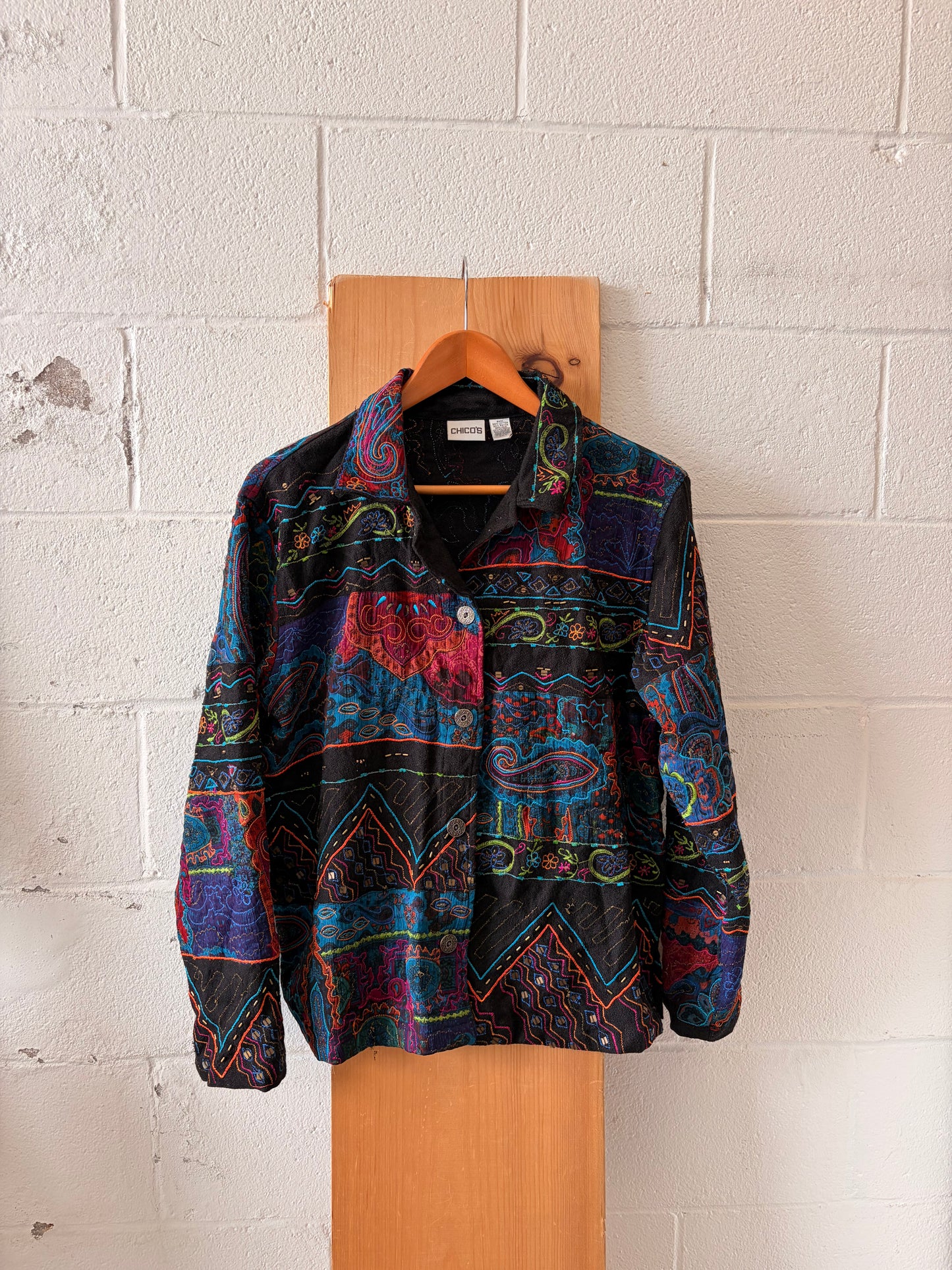 Funky Bright Tapestry Jacket : L