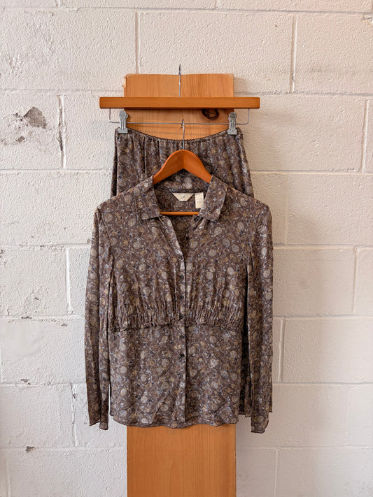 Paisley Patterned Set : XS/S