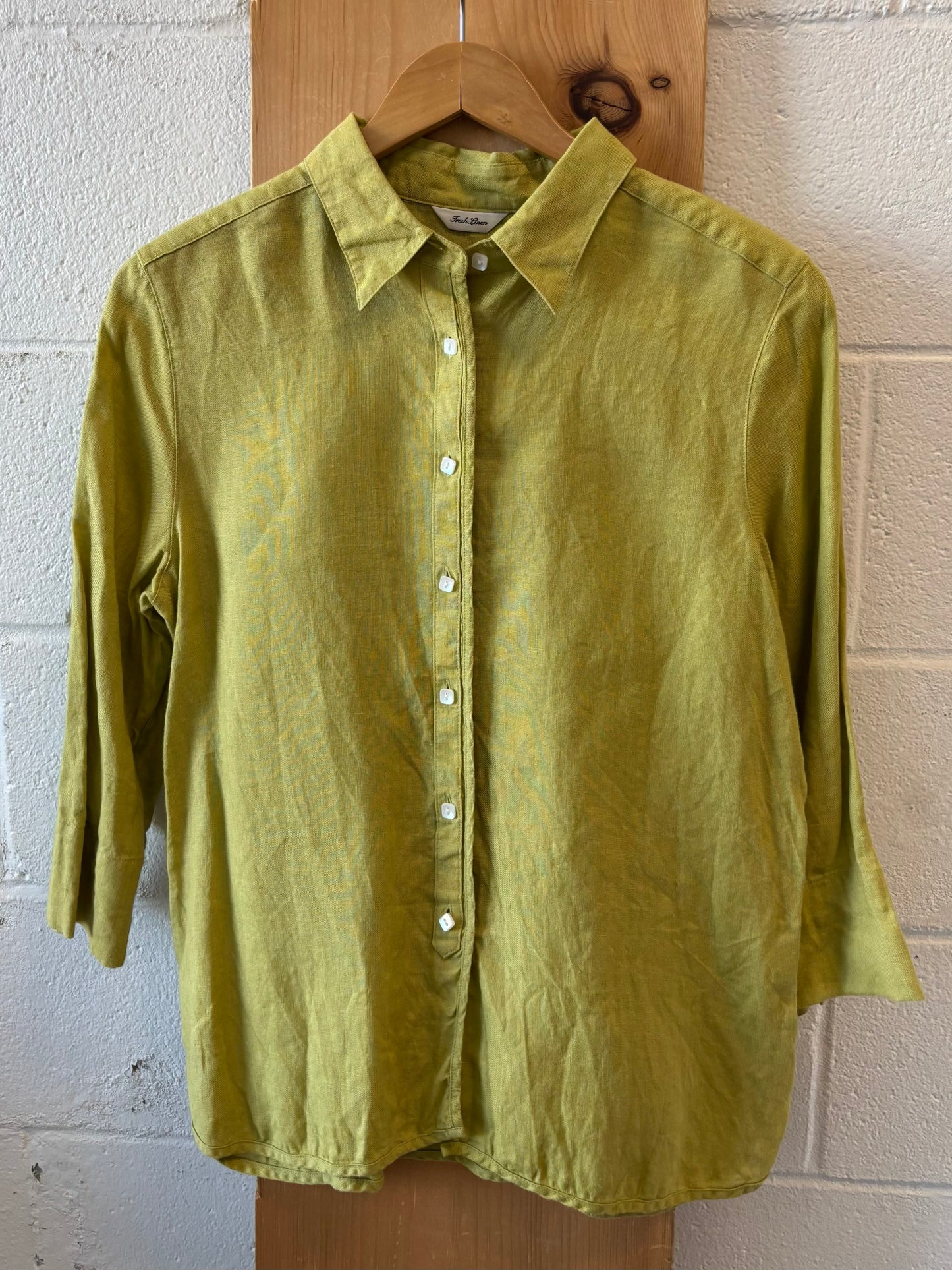 Green Linen Top : 12