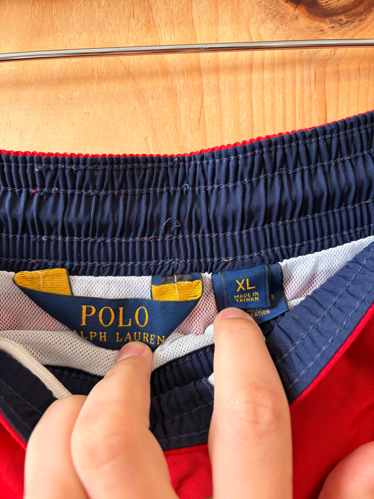Red Ralph Lauren Polo Swim Shorts : XL