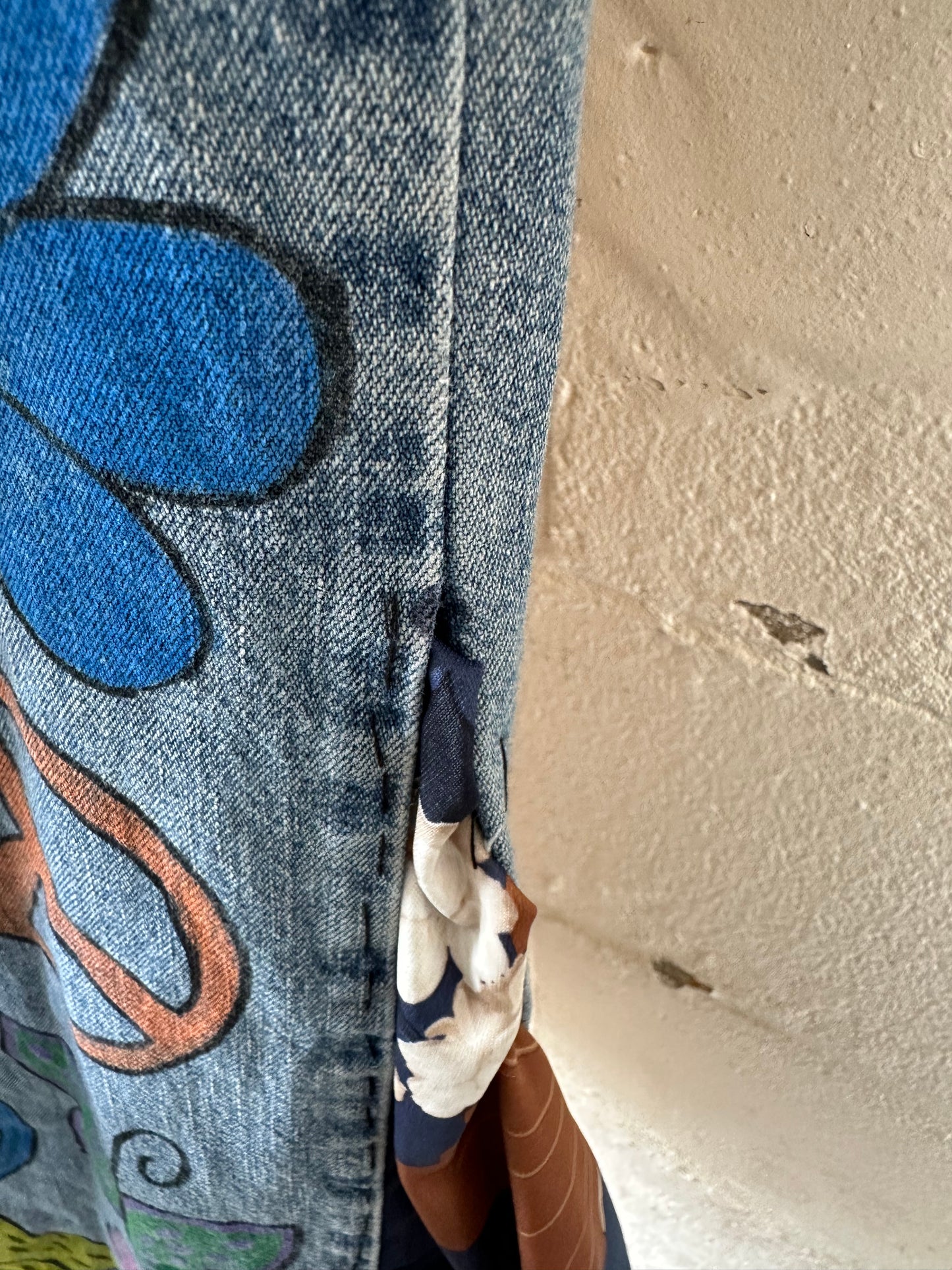 Reworked Flower Power Jeans : 6