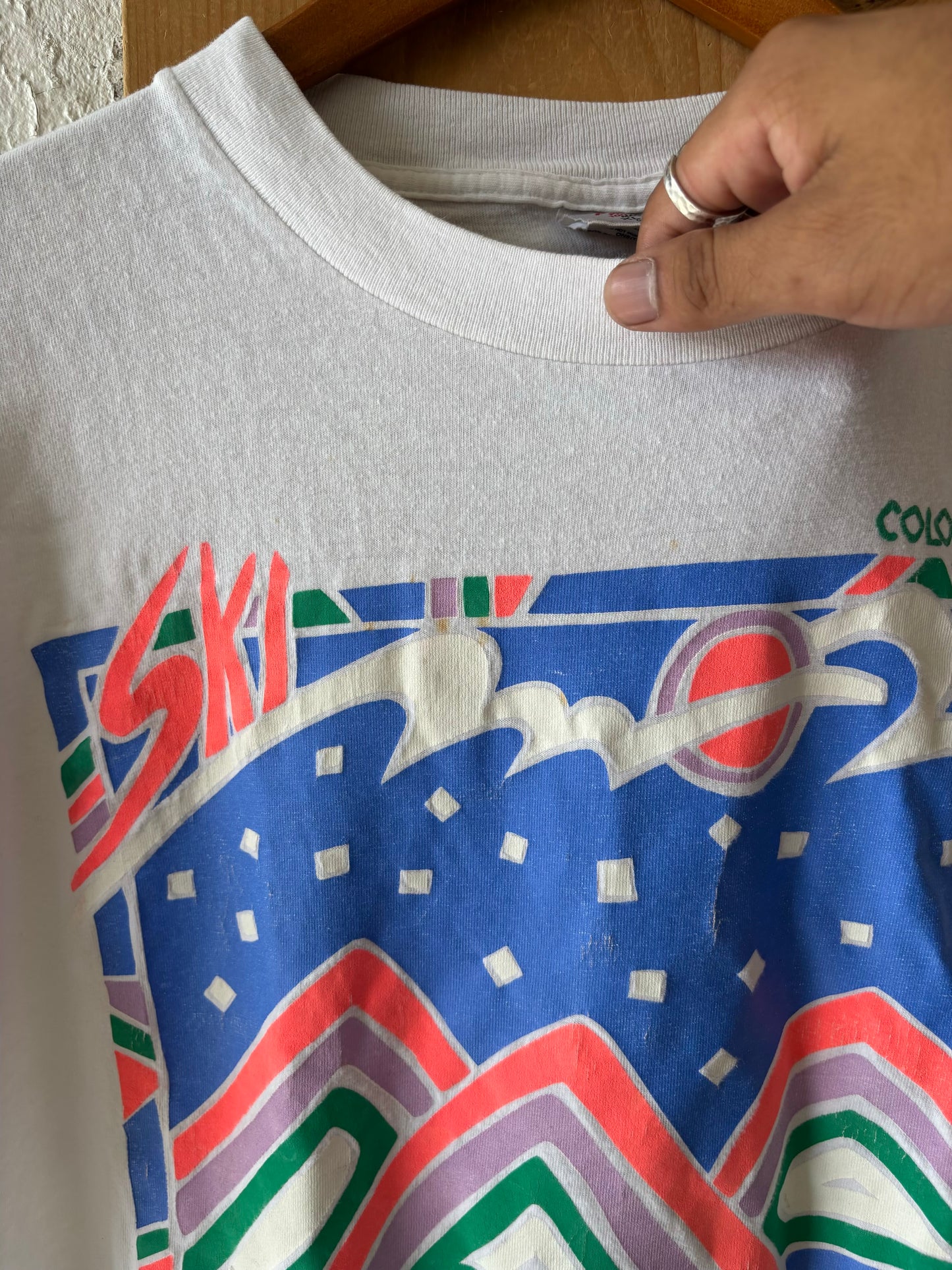 Vtg Single Stitch Colorado Tee : XL
