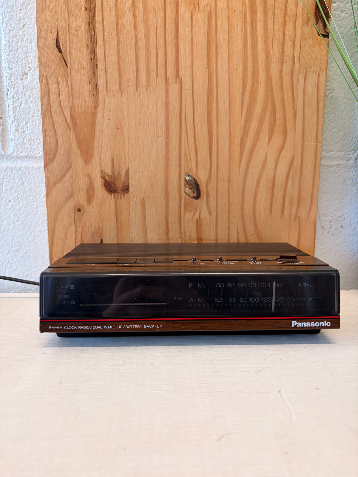 Vtg Panasonic Radio & Alarm Clock (Local Pick Up Only - Tested)