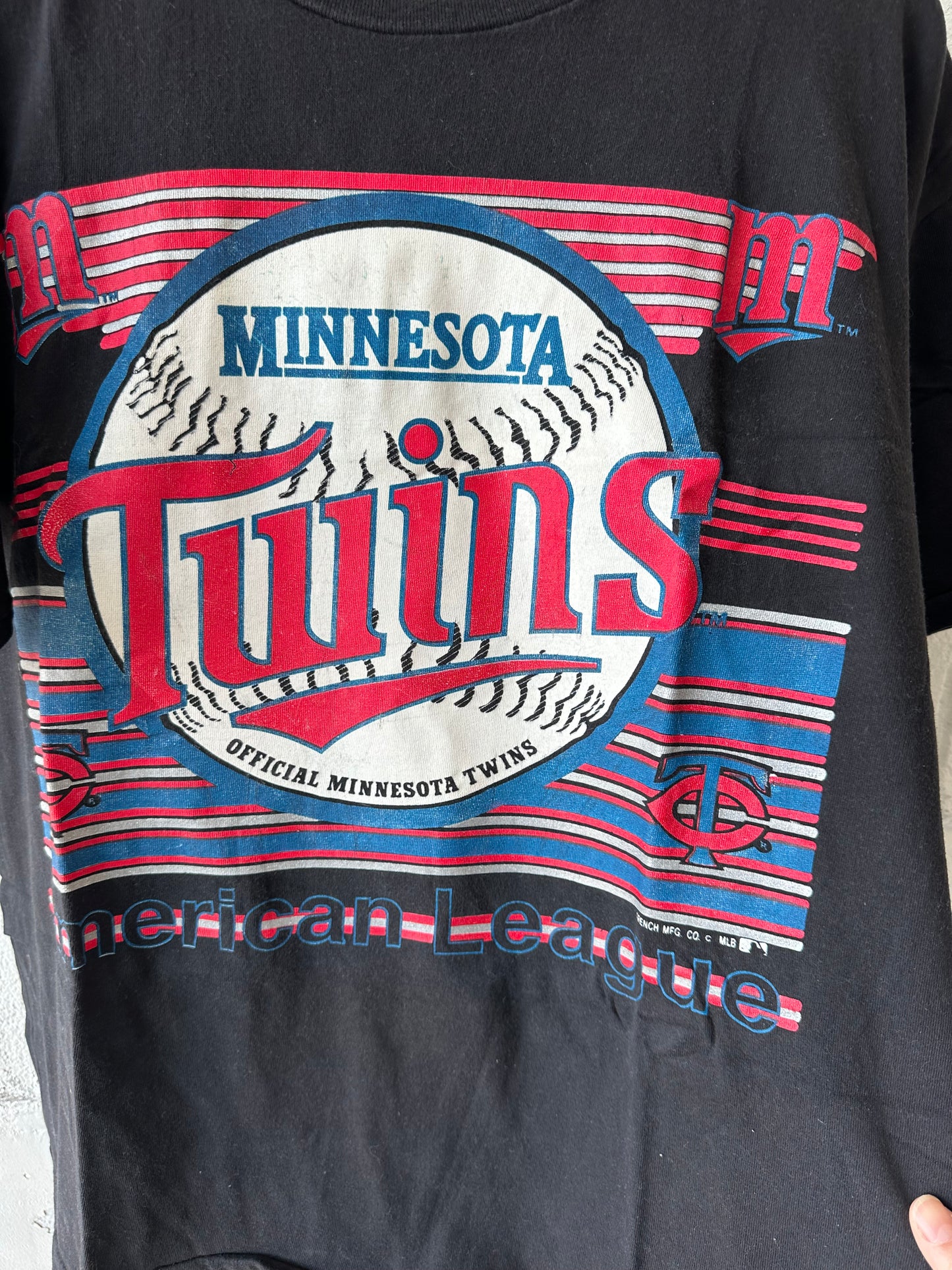 Vtg MN Twins Tee : L