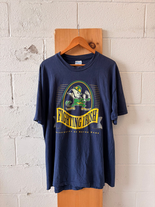 Single Stitch Notre Dame “Fighting Irish” Tee : XXL