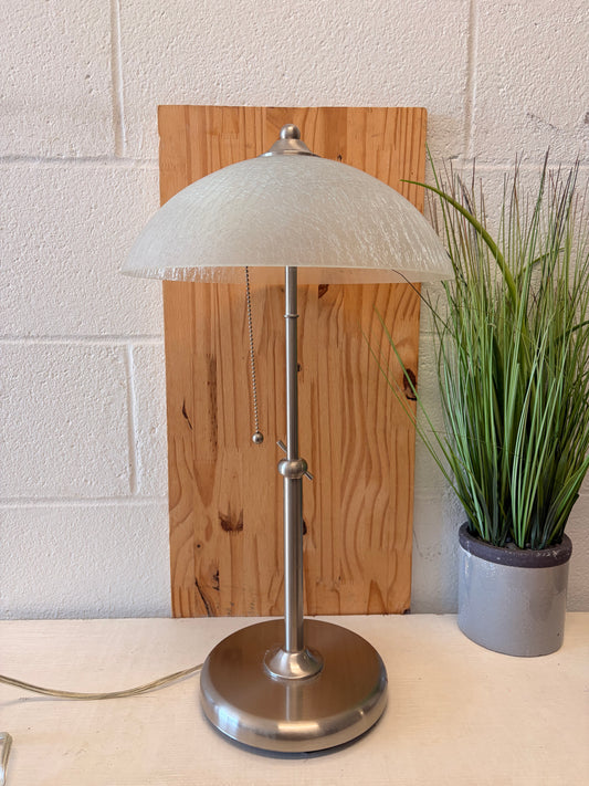 Frosted Dome Glass Lamp (Local Pick Up Only - Tested)
