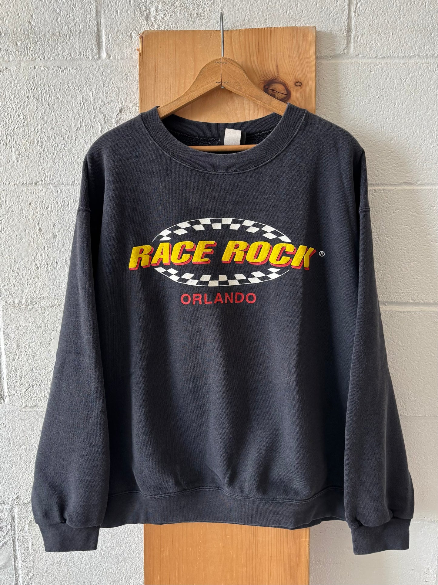 Vtg 90’s Race Rock Orlando Crew : L