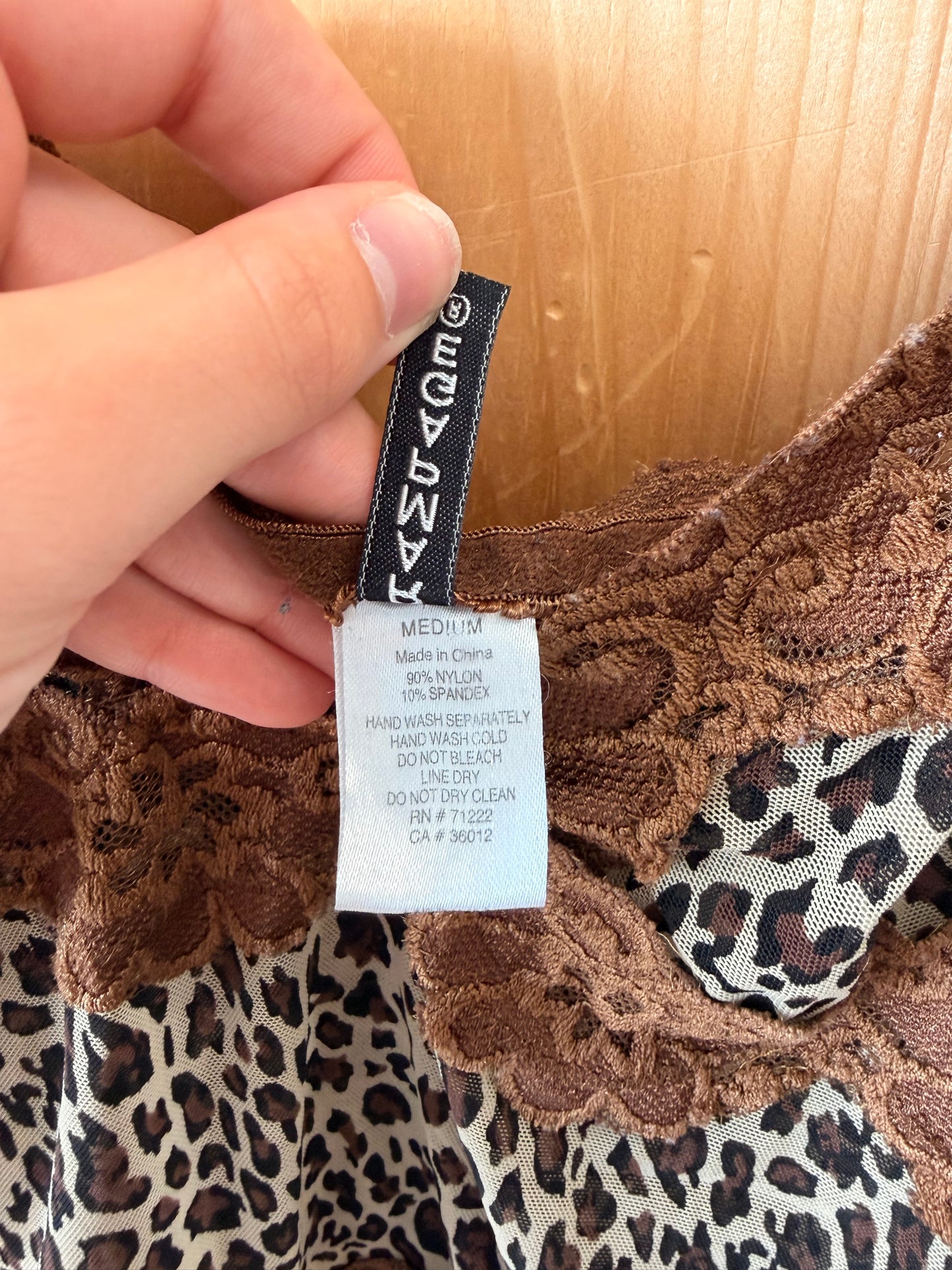 Y2K Rampage Leopard Print Cami : M