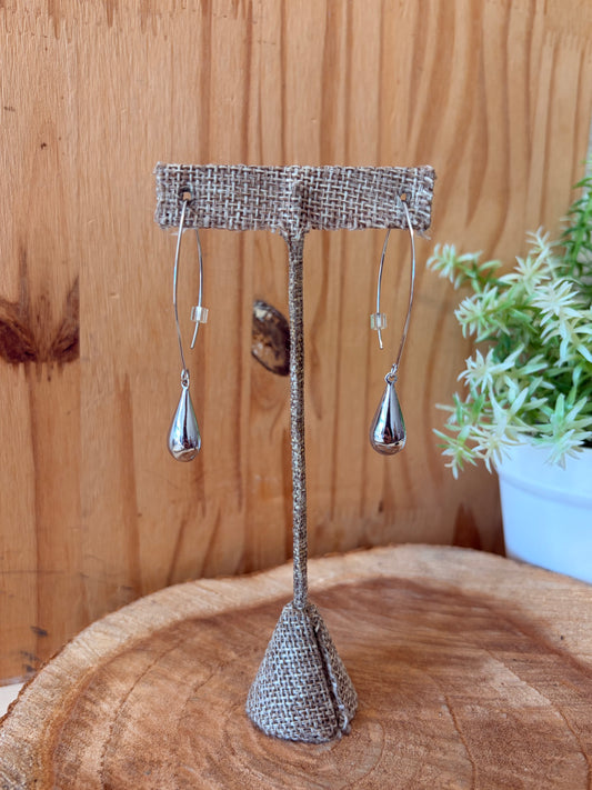 925 Silver Teardrop Earrings