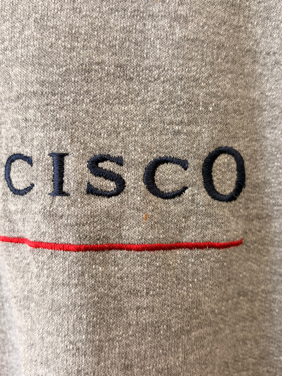 Vtg Gray San Francisco Sailboat Crew : XL