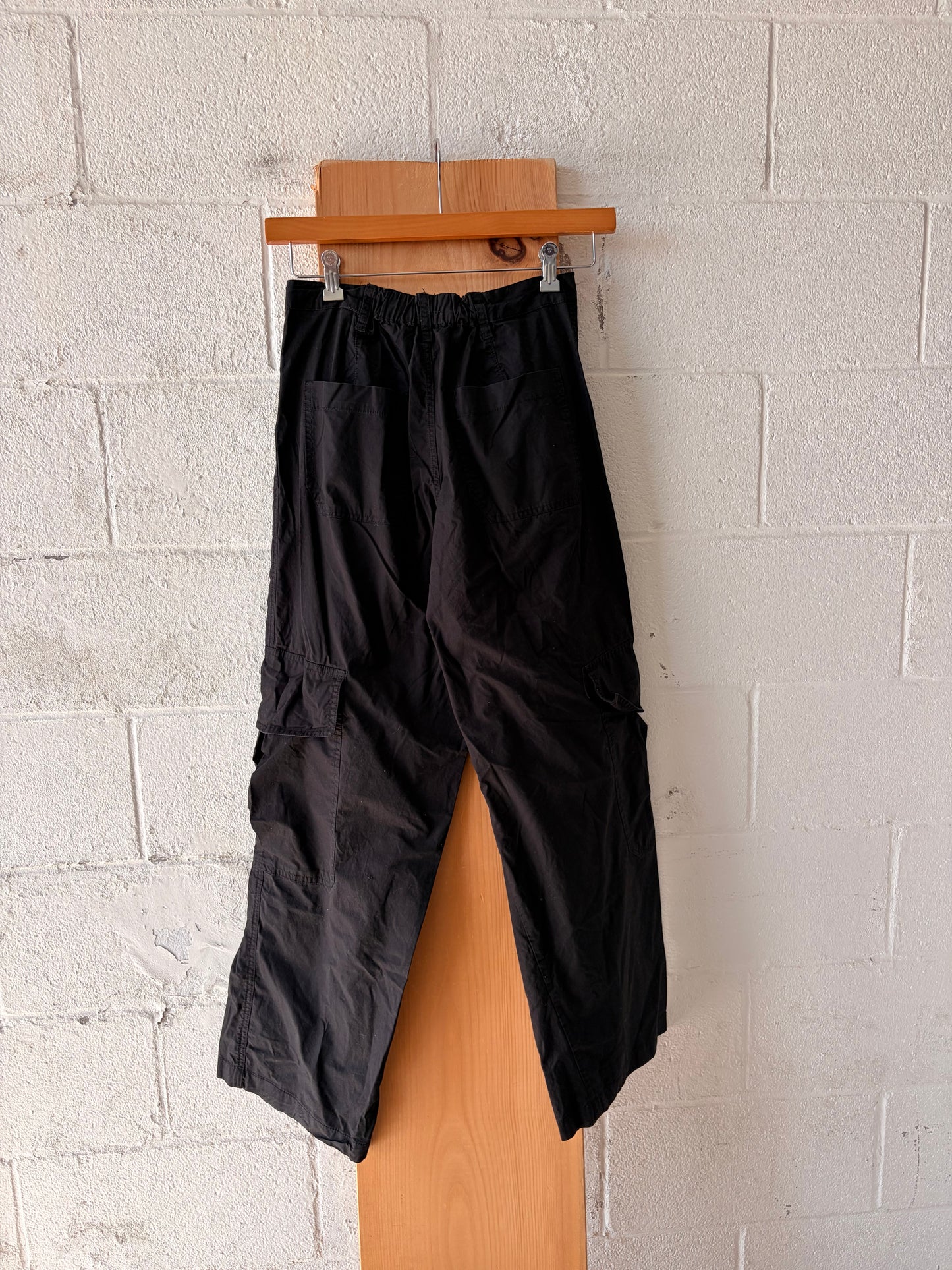 Black Cargo Street Pants : 7