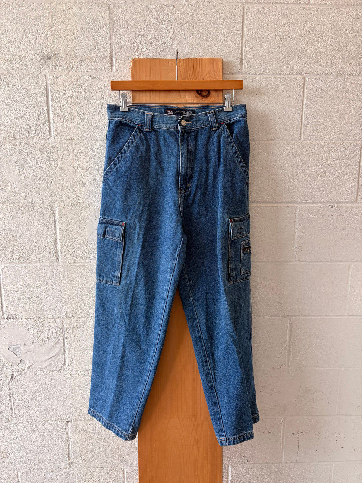 Vtg Faded Glory Cargo Jeans : 34x30