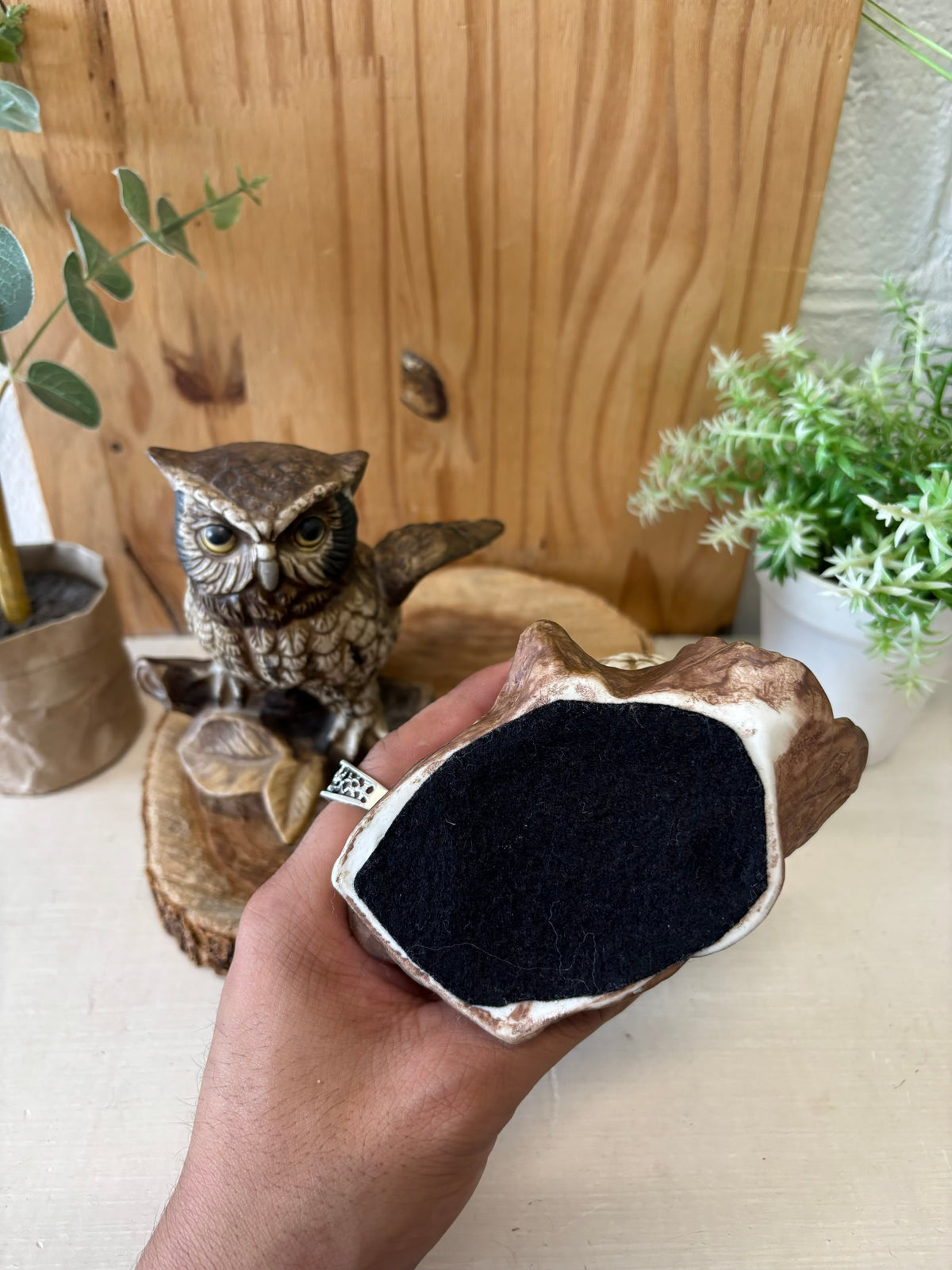 Pair of Ceramic Owls (Local Pickup Only)