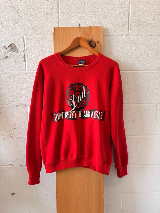 Vtg Arkansas Dad Crewneck : L