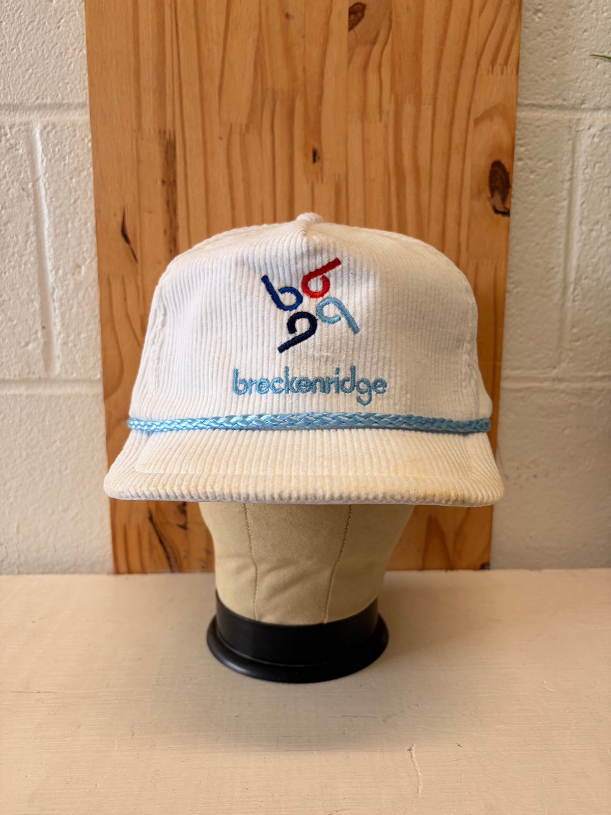 Vtg Breckenridge Corduroy Rope Hat (As Is)