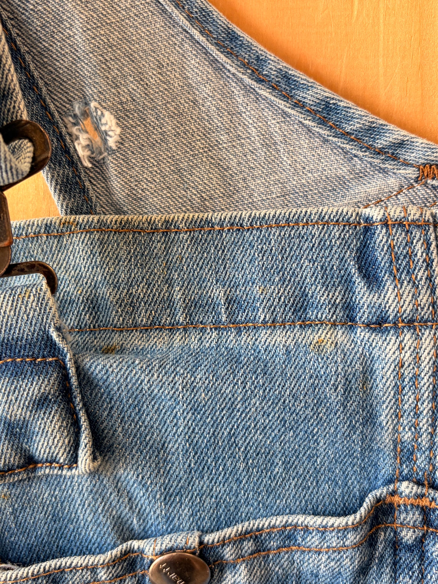 Distressed Carhartt Overalls : XL