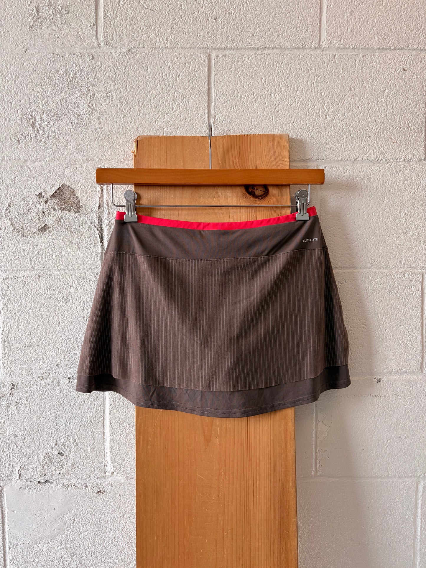 Brown & Pink Adidas Tennis Skort : M