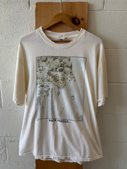 Vtg Rafting Graphic Tee (As Is) : XL