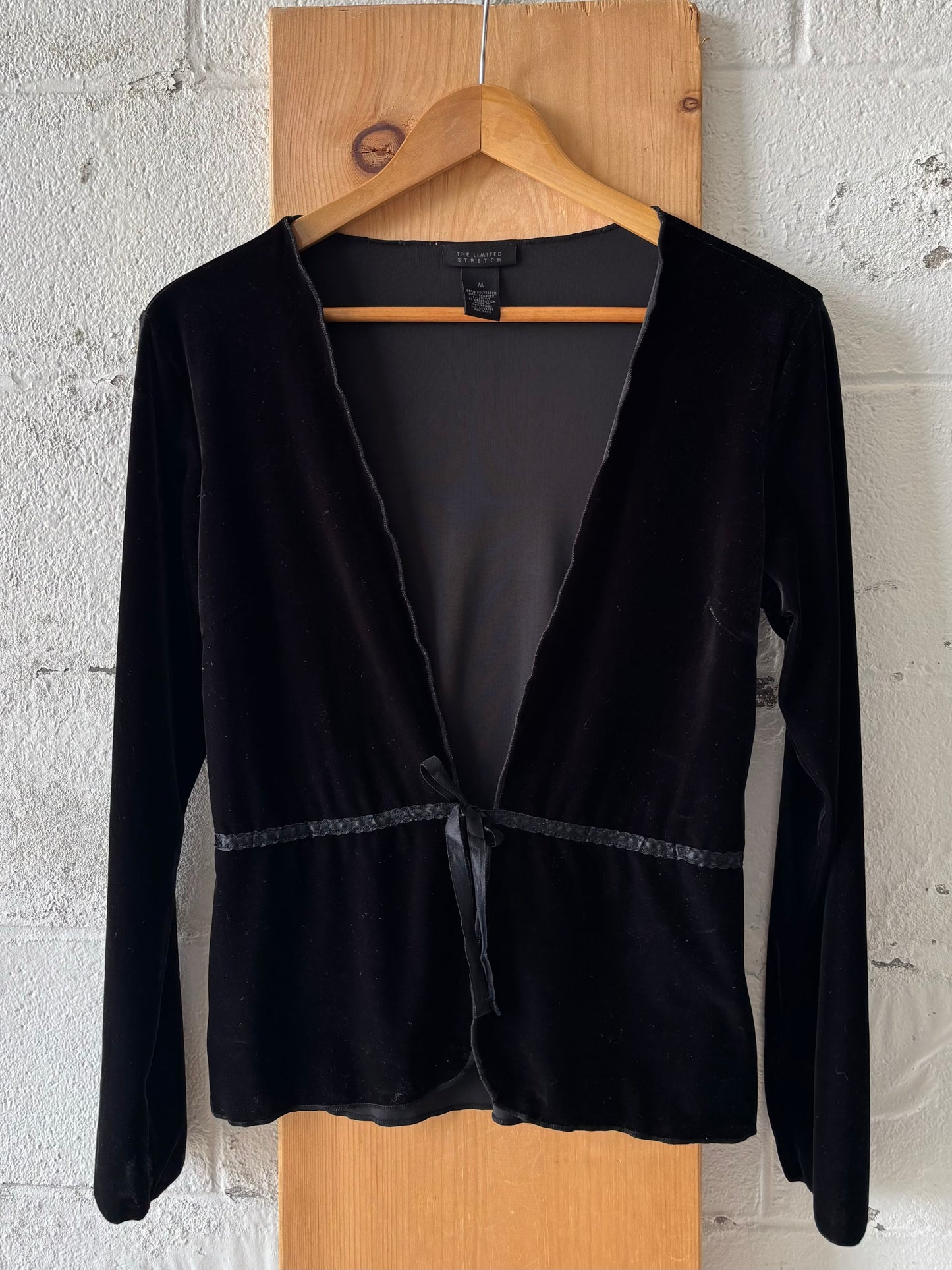 Black Velvet Top : M