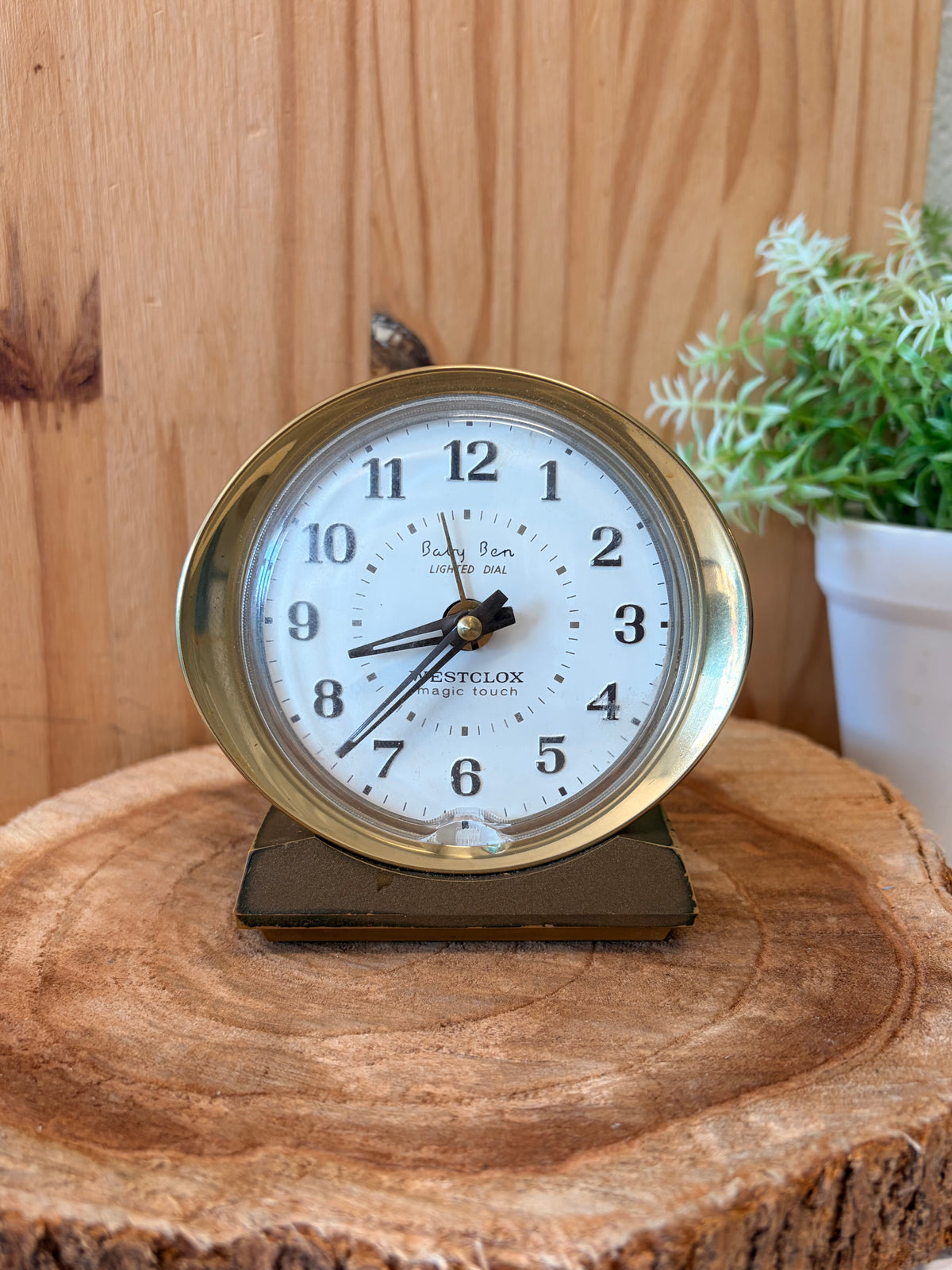 Vtg Baby Ben Gold Tone Clock (Local Pick Up Only - Untested)