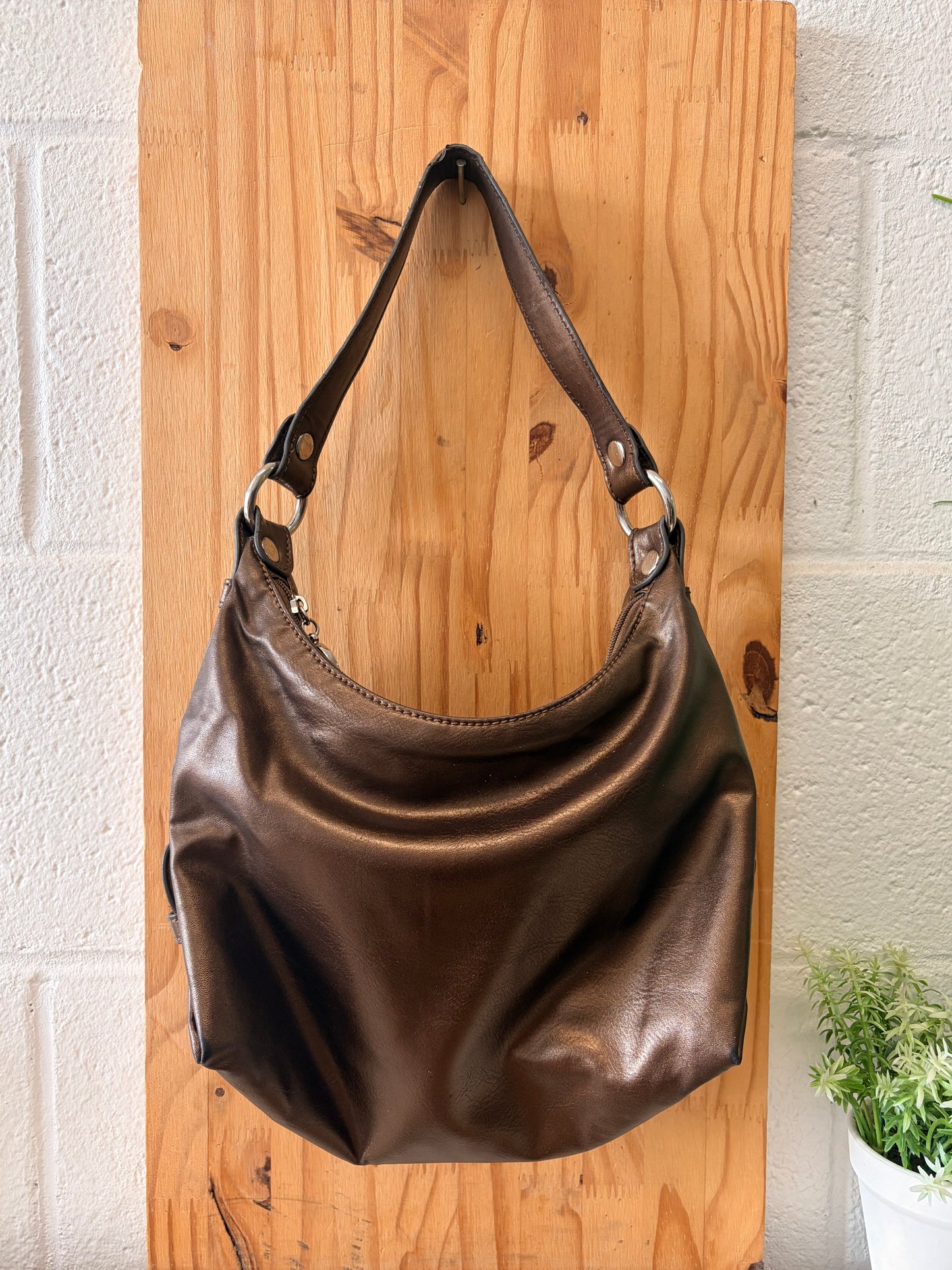Metallic Brown Tommy Hilfiger Purse