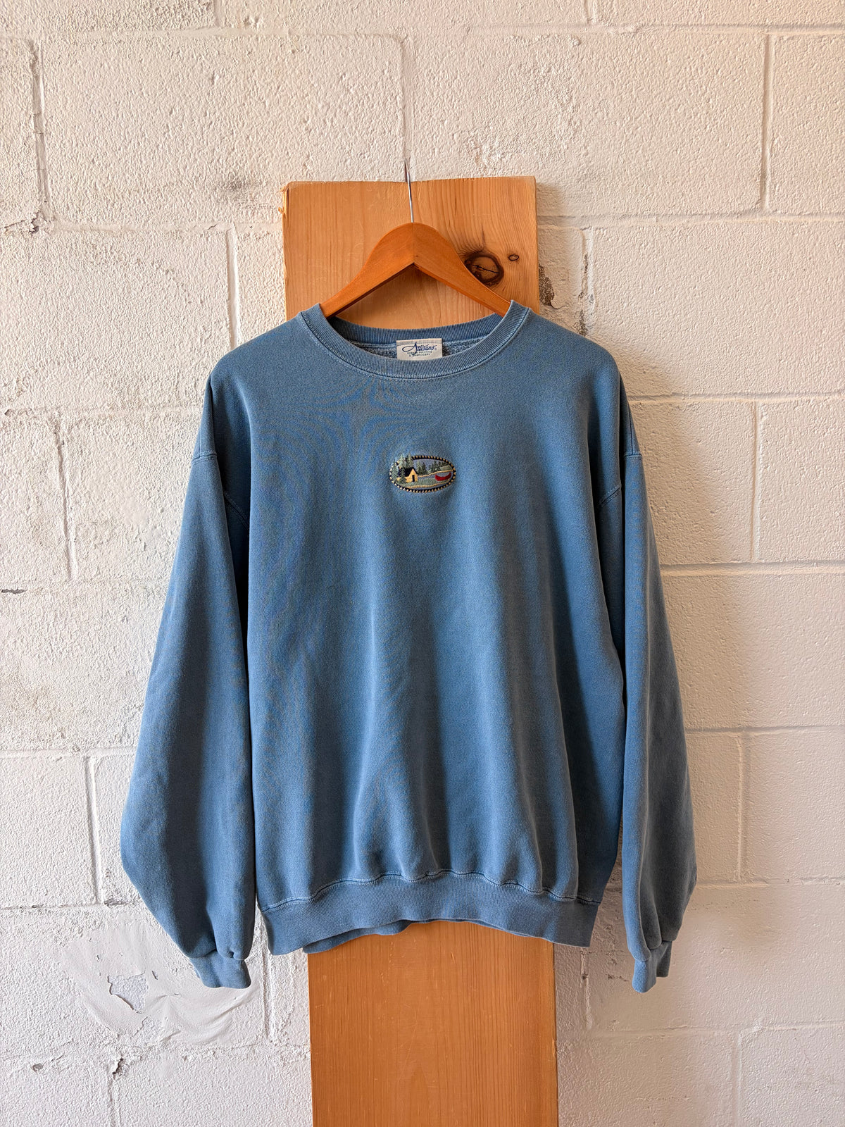 Vtg Canoe Embroidered Crew : ~L (As Is)